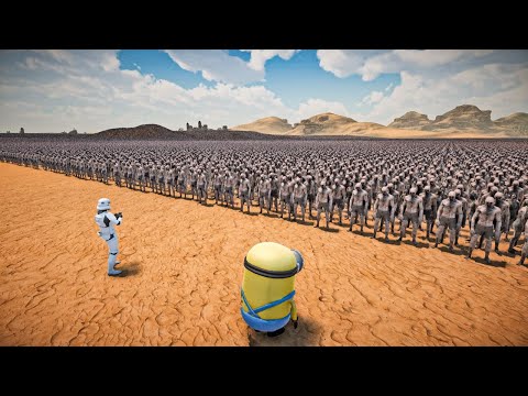STORMTROOPER & MINION VS 1,000,000 ZOMBIES - Ultimate Epic Battle