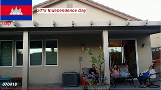 Khmer people on Independence Day in USA