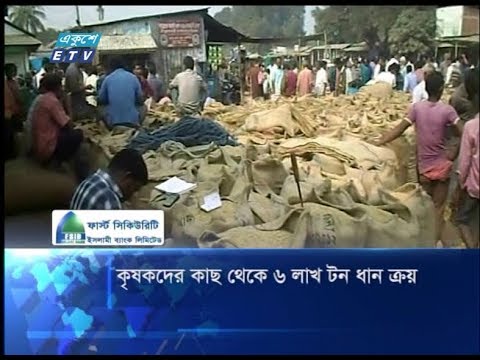 কৃষকদের কাছ থেকে ৬ লাখ টন ধান ক্রয়