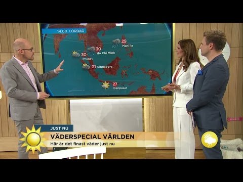Tittarnas midsommarbilder och vädret jorden runt - Nyhetsmorgon (TV4)