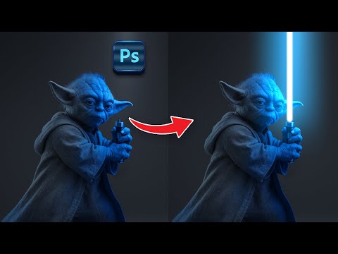 Create glow effect in Adobe Photoshop