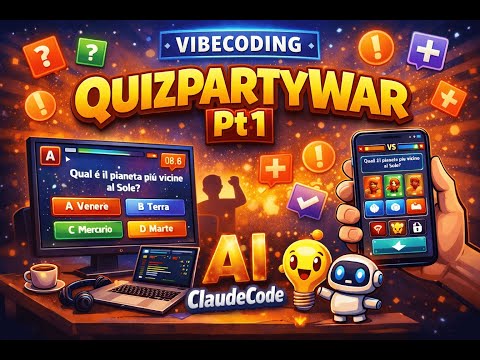 VibeCoding - Claude Code - WebApp - QuizPartyWar su tv e smartphone. Parte 1