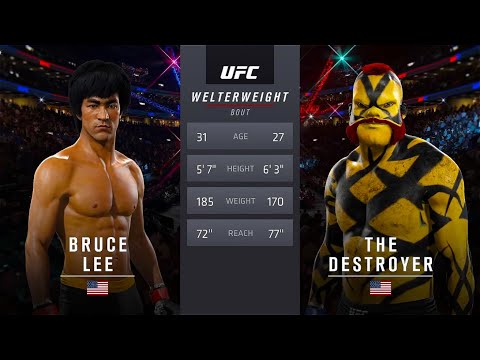 Bruce Lee vs. Yellow Destroyer (EA sports UFC 2)