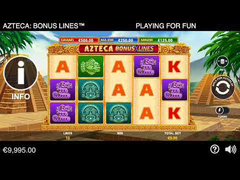 Azteca Bonus Lines – Video Gameplay