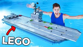 I Built a LEGO Aircraft Carrier!