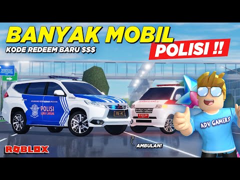 BANYAK MOBIL POLISI DAN KODE REDEEM BARU !! REVIEW GAME TRID UPDATE - Roblox Indonesia