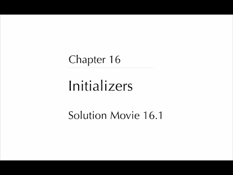Learn to Code in Swift : Initializers (13 of 20)