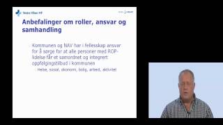 Video av ROP-retningslinjen, kapittel 8: Roller, ansvar og samhandling