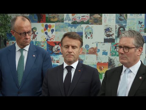 Macron, Merz, Starmer and Tusk say Russia ignoring Ukraine ceasefire calls is 'unacceptable' | AFP