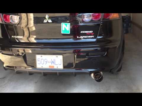 2012 LANCER ES SPORT GREDDY RS EXHAUST