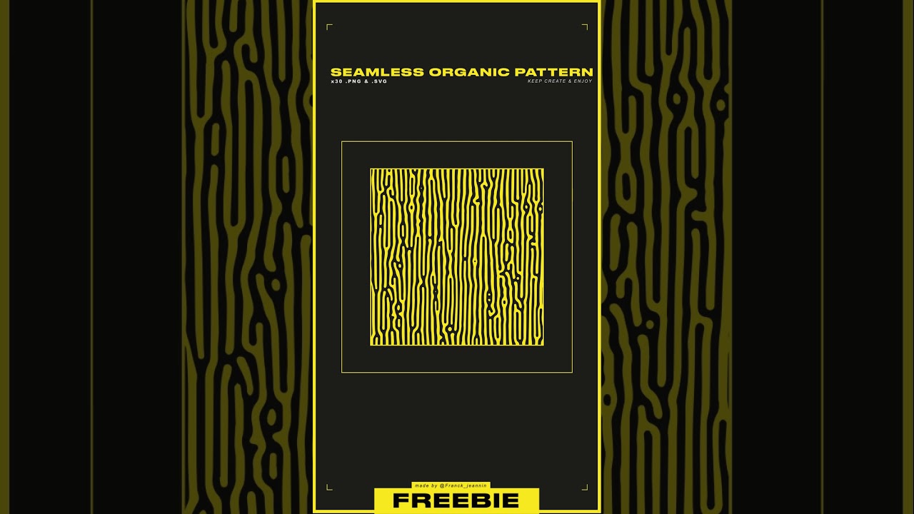 Free download - Seamless #organic shapes - Graphic Drop