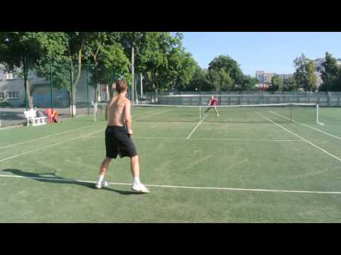 June 24, 2016 Tennis Gerasimov Daniil Strike handle from baseline DSC 8930