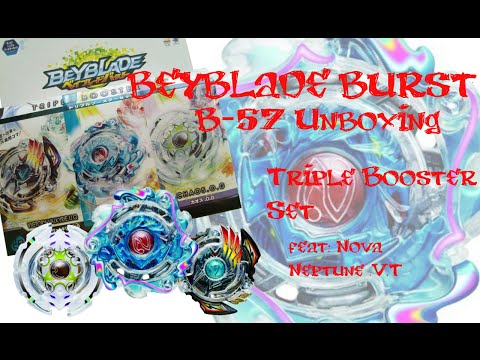 Beyblade Burst B-57 Unboxing - Triple Booster Set