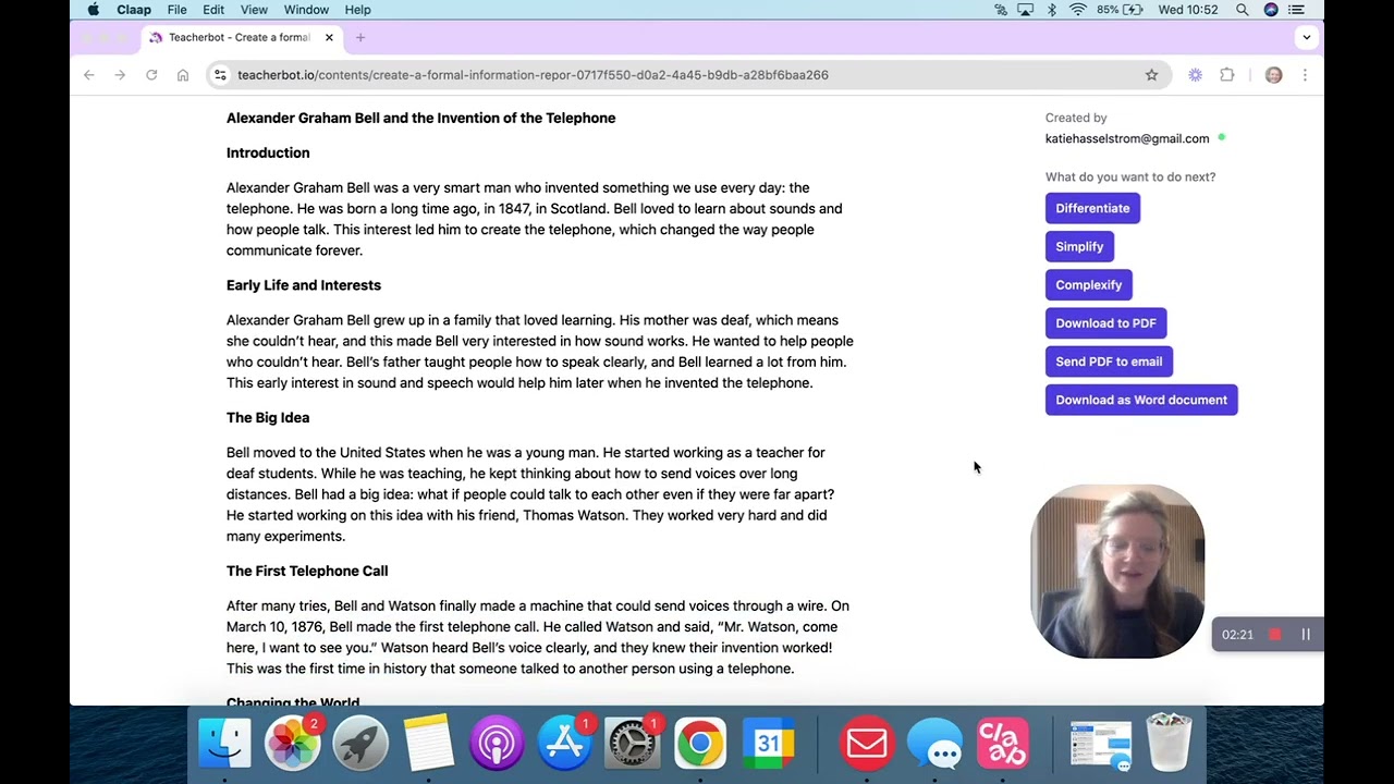 Experience the magic of Teacherbot