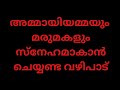 അമ്മായിയമ്മയും മരുമകളും സ്നേഹമാ കാൻ 