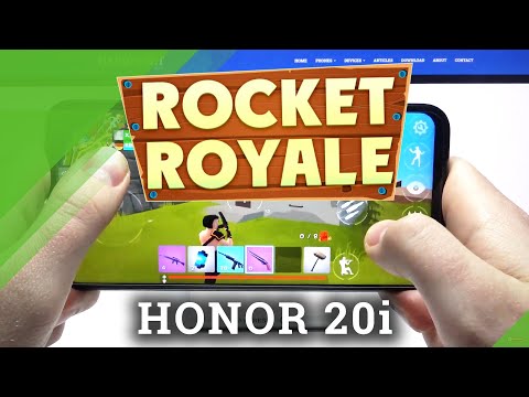 How Rocket Royale Works on Honor 20i – Gameplay / Gaming Quality Test
