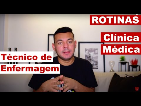 Nursing technician routine in the medical clinic.