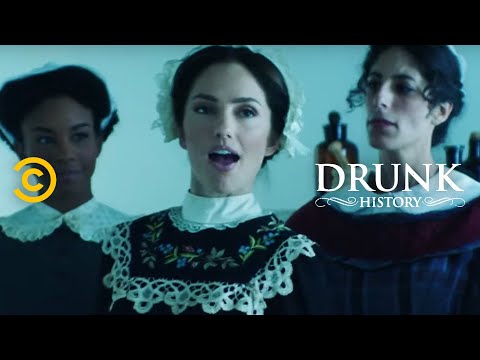 Florence Nightingale Revolutionizes Nursing (feat. Minka Kelly) - Drunk History