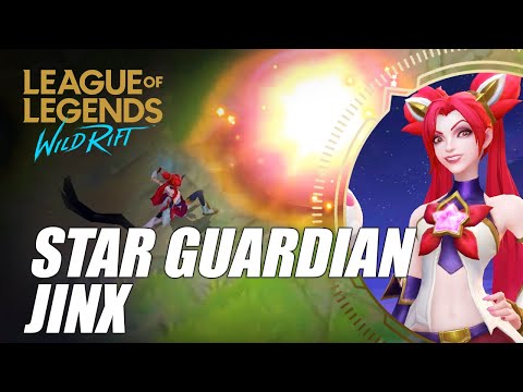 League of Legends: Wild Rift Star Guardian Jinx Skin Spotlight