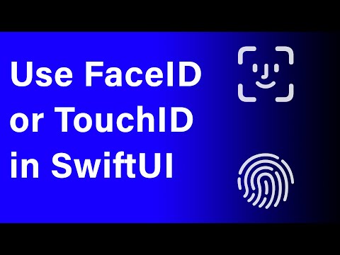 How to add FaceID or TouchID using SwiftUI and Xcode