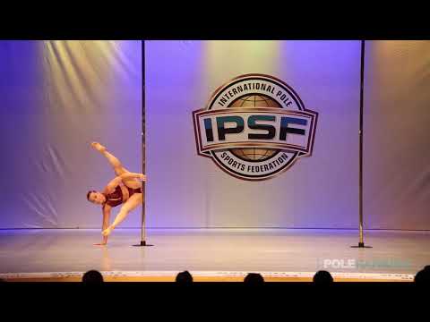 Masters 40+ Women Celine Reverchon of Switzerland - IPSF World Pole Sports Championships 2018