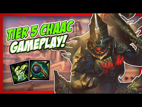 NEW TIER 5 CHAAC SKIN AND THE NEW BUILD! - Smite Ranked Season 8 Chaac solo