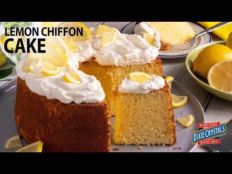 How to Make Lemon Chiffon Cake