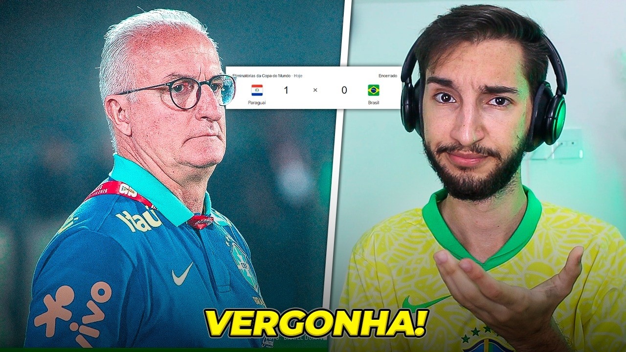 Brasil 0 x 1 Paraguai - SELEÇÃO BRASILEIRA DO DORIVAL PERDERIA PRO VASCO!