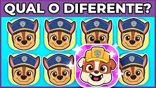 🐶 30 MEGA DESAFIOS DA PATRULHA CANINA (Quiz animado) | Só 3% dos fãs vão platinar! #quiz #macaquiz