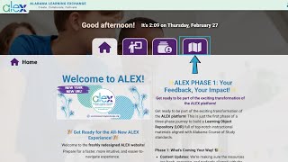 ALEX Tech Tips #2: How To Access and Print Alabama Course of Study Standards