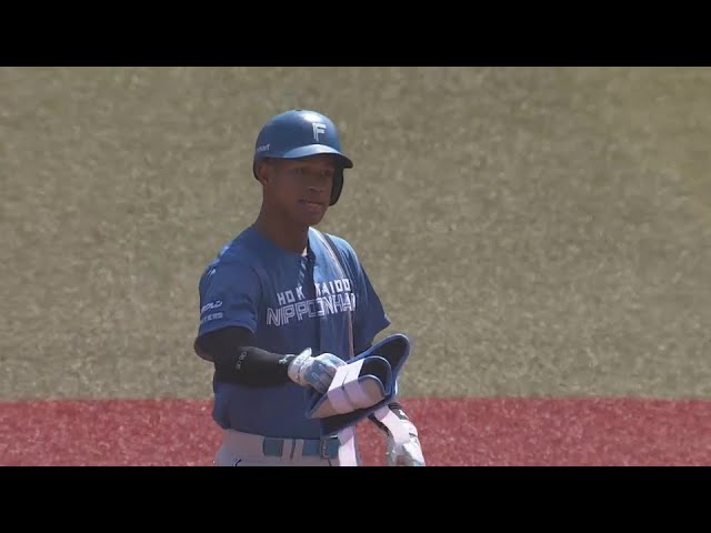 【1回表】初回から繋いで2点目!! ファイターズ・万波中正 フェンス直撃のタイムリー!!  2024年5月18日 千葉ロッテマリーンズ 対 北海道日本ハムファイターズ