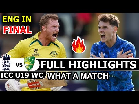 England Vs Australia Full Highlights Icc U19 World Cup Match 2026 | Eng Vs Aus Highlights