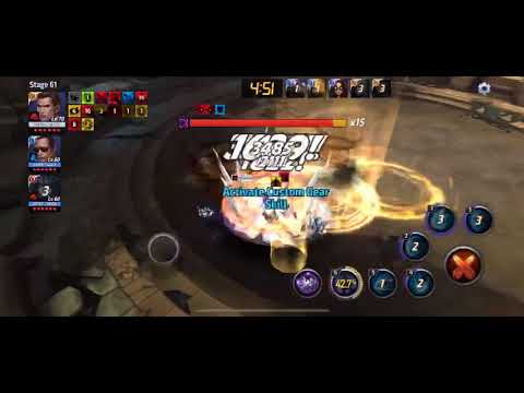 SHOCK !! Captain America T3 VS Proxima Midnight WBU 61 in 77sec!!