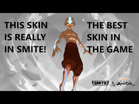 AVATAR AANG MERLIN IS THE BEST SKIN IN SMITE! - Custom...