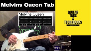 Melvins Queen Guitar Lesson Tutorial With Tabs Stoner Witch