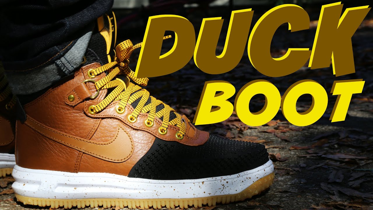 Nike Lunar Force 1 DuckBoot Light British Tan w/ On Foot