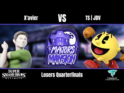 X'avier (Wii Fit Trainer) vs TS | JDV (Pac-Man) - Ultimate Losers Quarterfinals - Major's Mansion