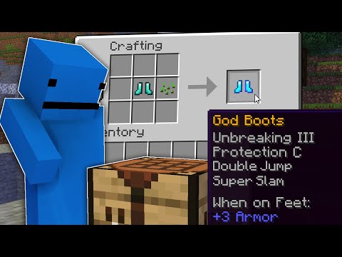 Minecraft Manhunt, But There's God Armour...