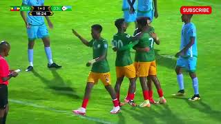 Ethiopia vs Djibouti 6–1football Highlights todays |Abubakar Nasir Hat_Trick| Bereket Desta goal