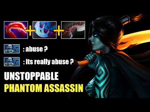 33 Kill Phantom Assassin, No One can Stop it | Tinker Dota 2 Gameplay
