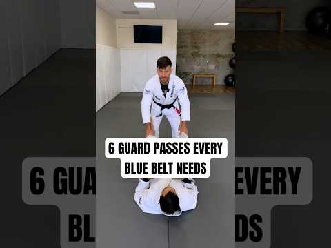Six guard passes from the open guard #jiujitsu
