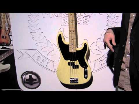 Immagine Fender Limited Edition 60th Anniversary Precision Bass with 60th OHSC PLEKd - 20