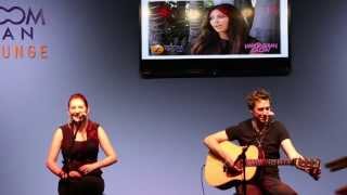 Katie Armiger performs in the Zoom Tan Live Lounge