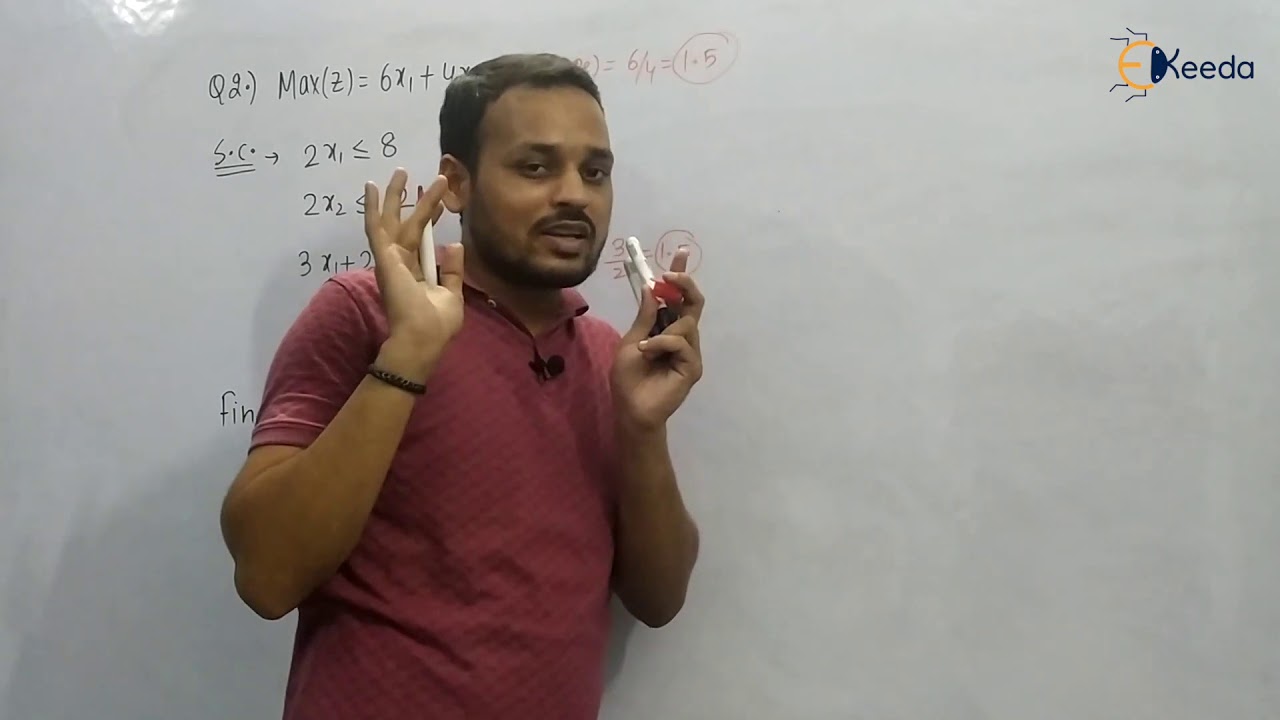 Numerical Based on Graphical Method | Linear Programming | GATE IE & OR