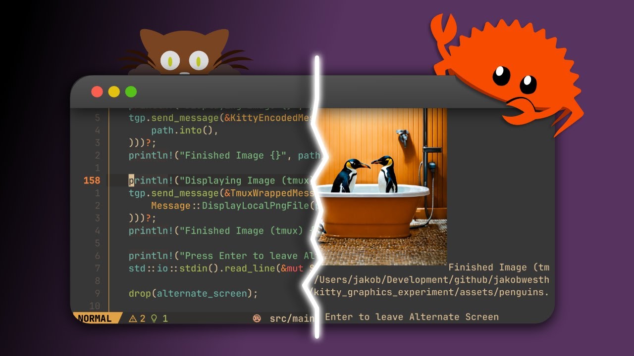 Beyond ASCII Art: Display Real Images in (Kitty) Terminals with Rust (Terminal Graphics Protocol)