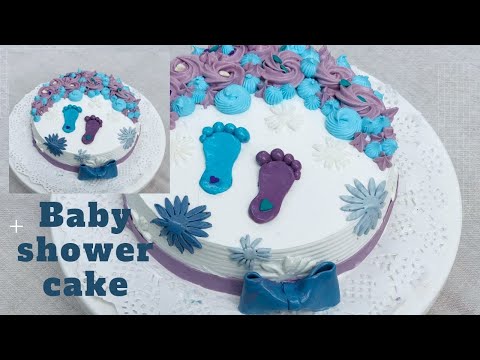 Baby shower cake in malayalam #baby shower cake decorating ideas