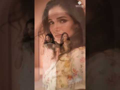 Sayuri Designer Jasmine Real Georgette Wholesale Designer Readymade Salwar Suit Catalog – product video thumbnail