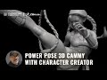 3D Sculpt Of Street Fighter Cammy Power Posed With ZBrush Pose Tools And Character Creator
