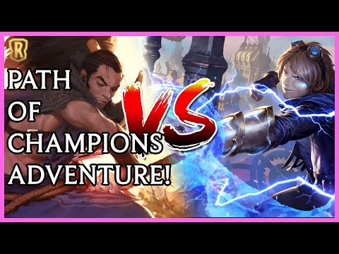 Yasuo vs Ezreal Path of Champions Adventure | Path of Champions Gameplay
