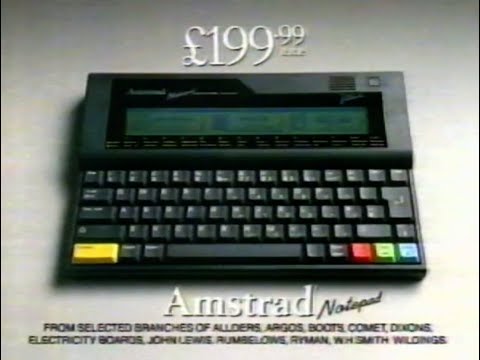 Amstrad Notepad Computer NC100 - portable Z80-based computer | 1992
